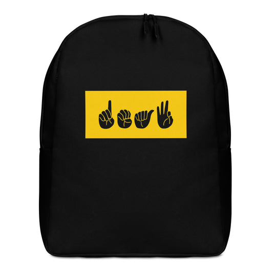 Backpack Deaf Minimalist
