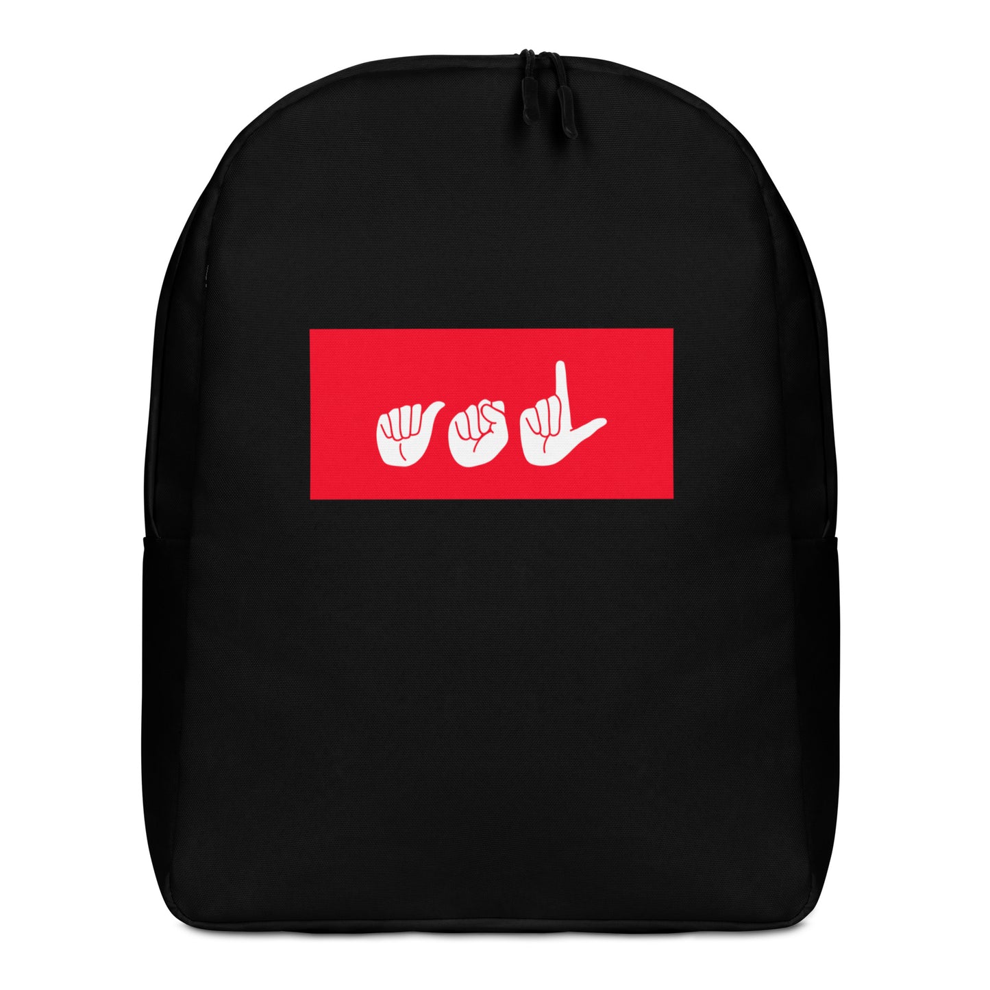 Black ASL Minimalist Backpack
